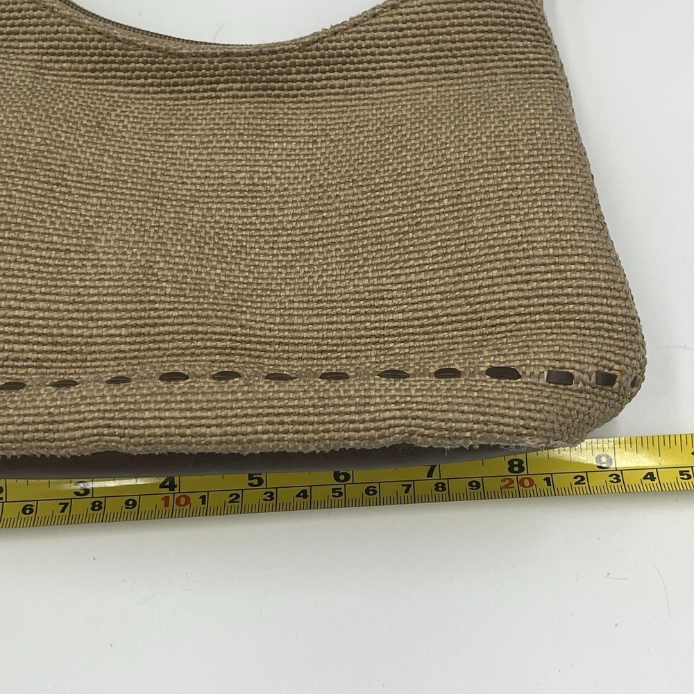 Vintage Relic‎ Purse Tan Brown Woven Boho Festival Retro 90s Vibes Minimalistic - Picture 10 of 12